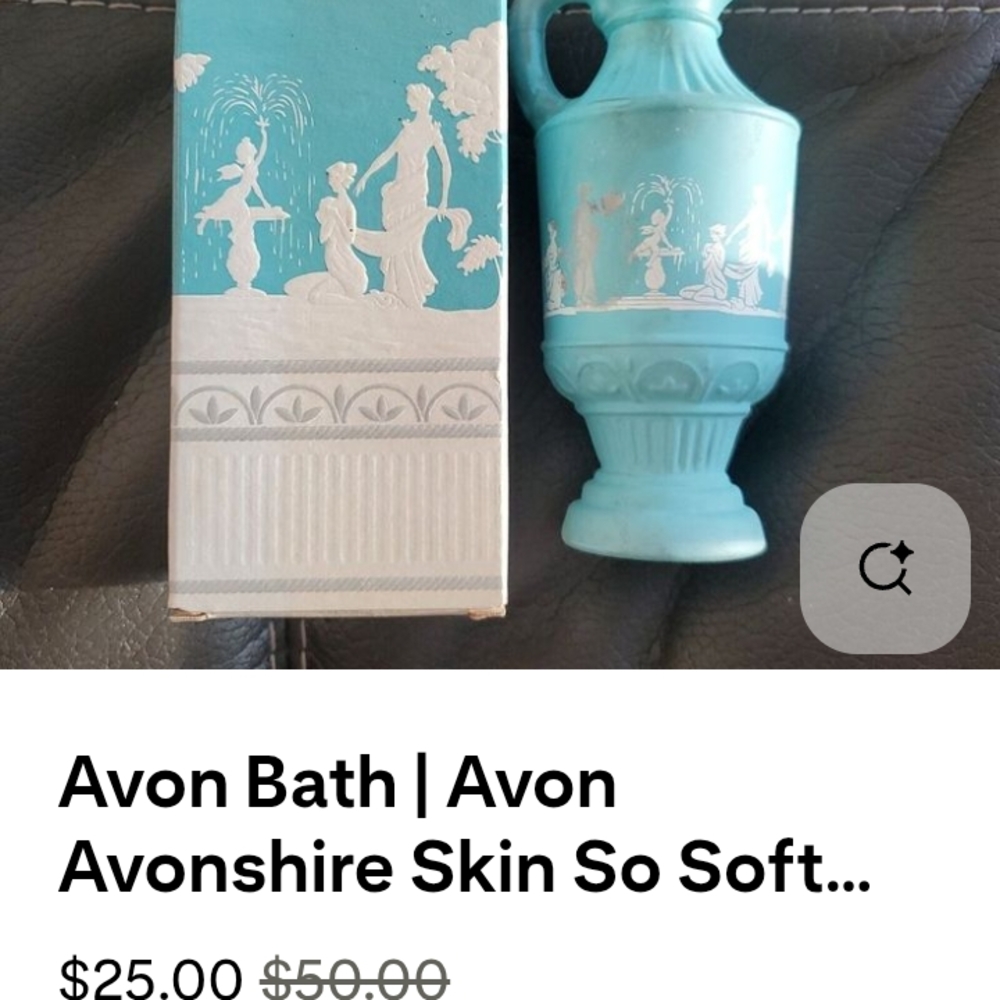 Avon Bath Soak - Light Blue